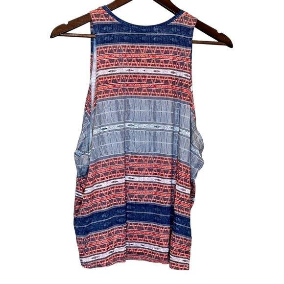 Forever 21 Contemporary Womens XS Multicolor Oversized Patterned Tank Top NEW - Picture 3 of 8